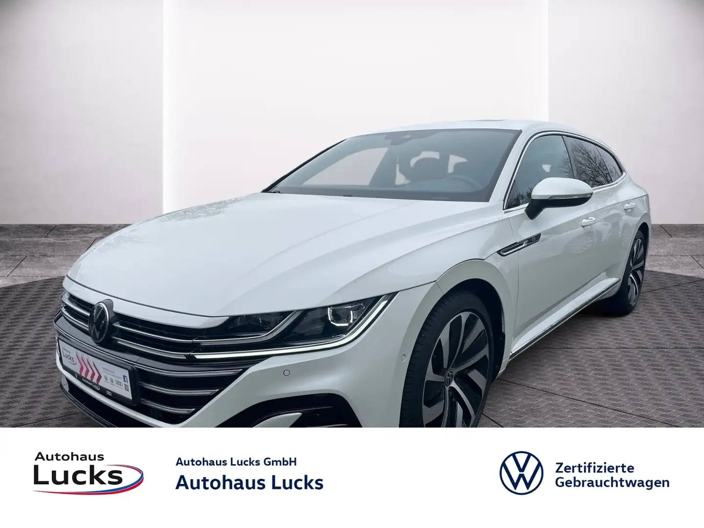 Volkswagen Arteon Shooting Brake R-Line 2,0 TDI Pano Matrix AHK Weiß - 1