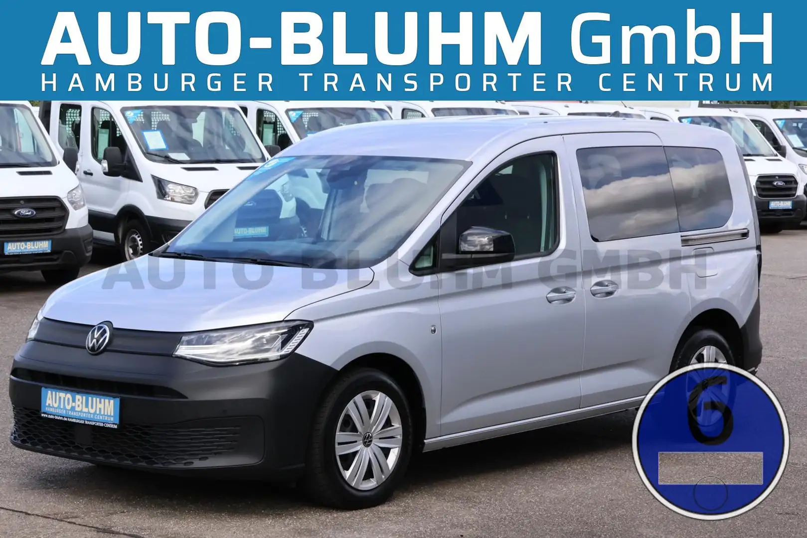 Volkswagen Caddy 2.0 TDI Kombi KR + Navi Standhzg. Kamera Plateado - 1