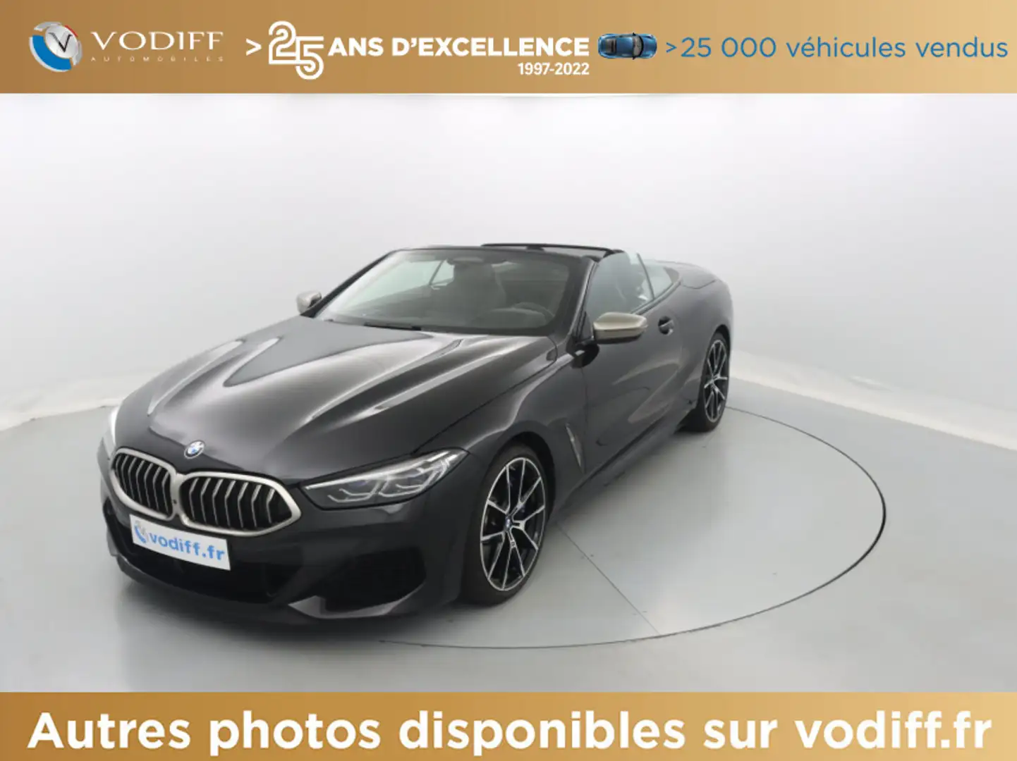 BMW 850 M850 XDRIVE CABRIOLET 530 CV Noir - 1