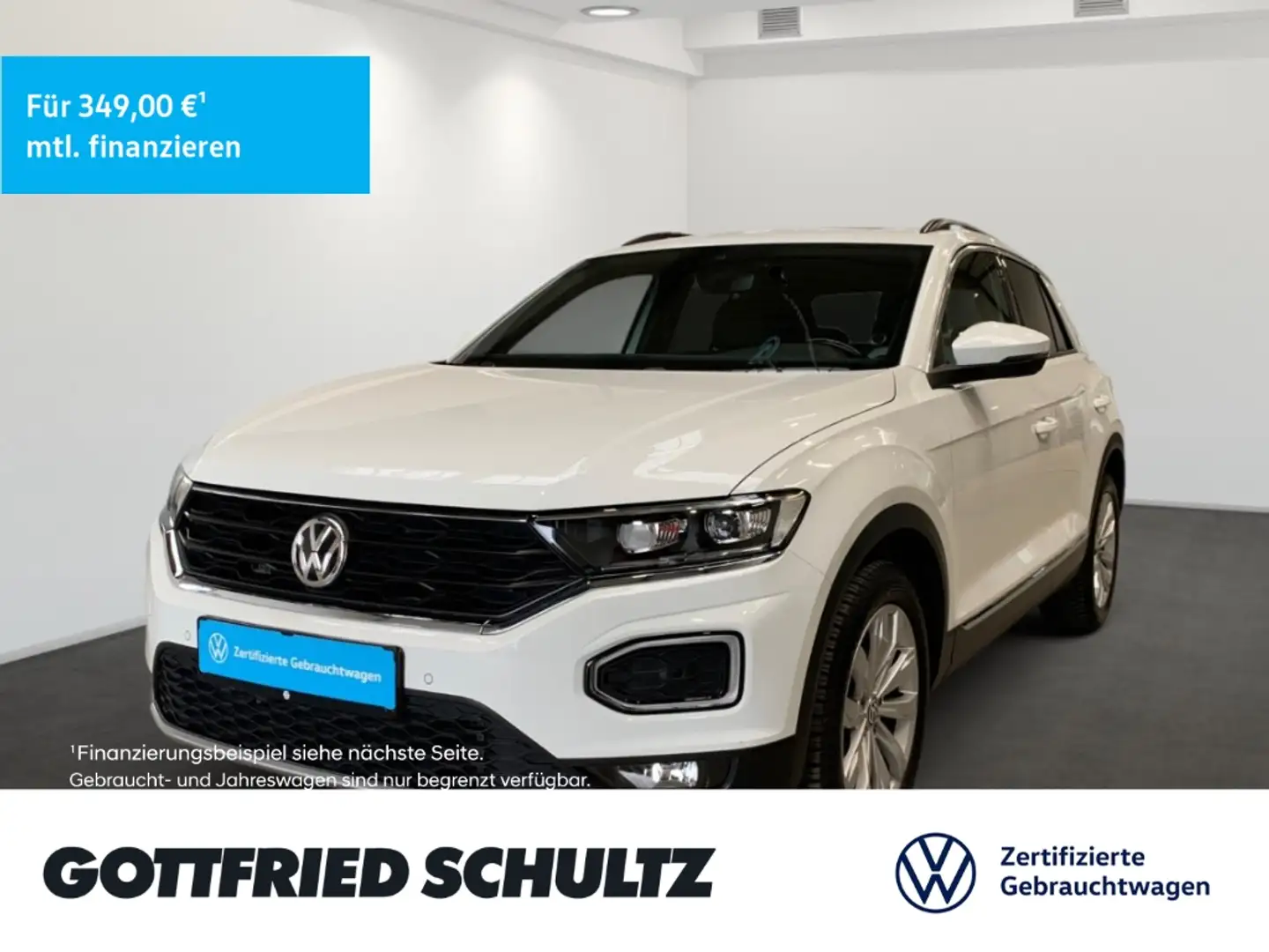 Volkswagen T-Roc SPORT TSI AHK PANORAMA EINPARKHILFE SITZHEIZUNG Blanc - 1
