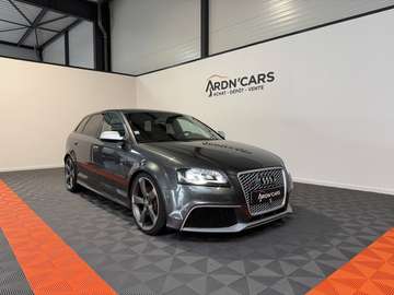 RS3 8p 2.5 TFSI 340ch quattro Stronic7 - Gris Daytona - JA Rotor 19 - GPS - Régulateur - Radars recul - Ligne Scorpion - 