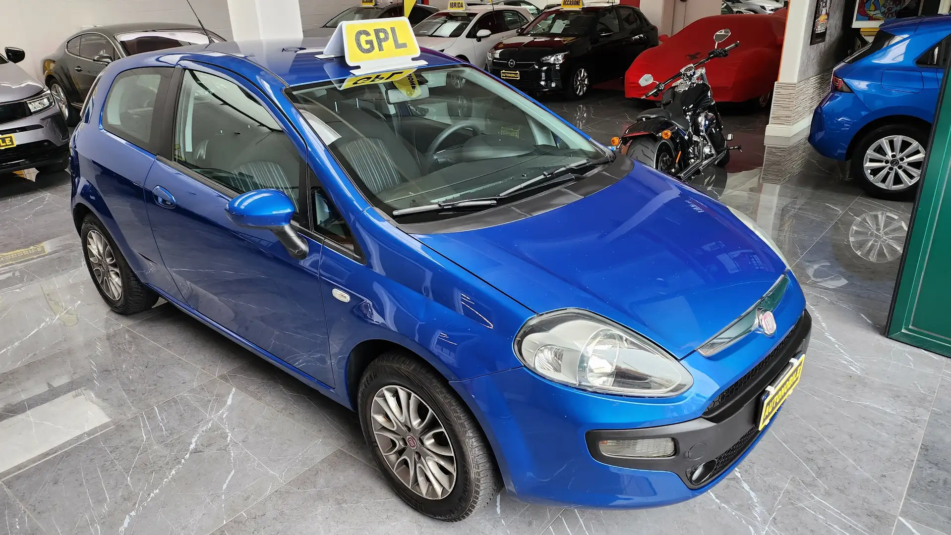 Fiat Punto Evo Punto Evo 3p 1.2 150th s Targa EG862RF Blu/Azzurro - 2