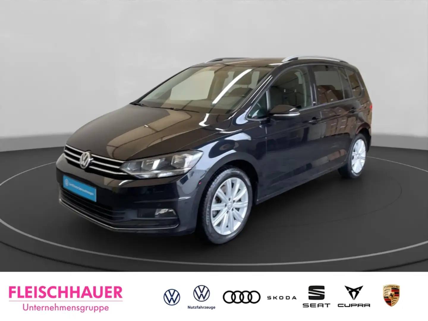 Volkswagen Touran 1.2 TSI Sound 7-Sitzer AHK Carplay Std.Hzg Schwarz - 1
