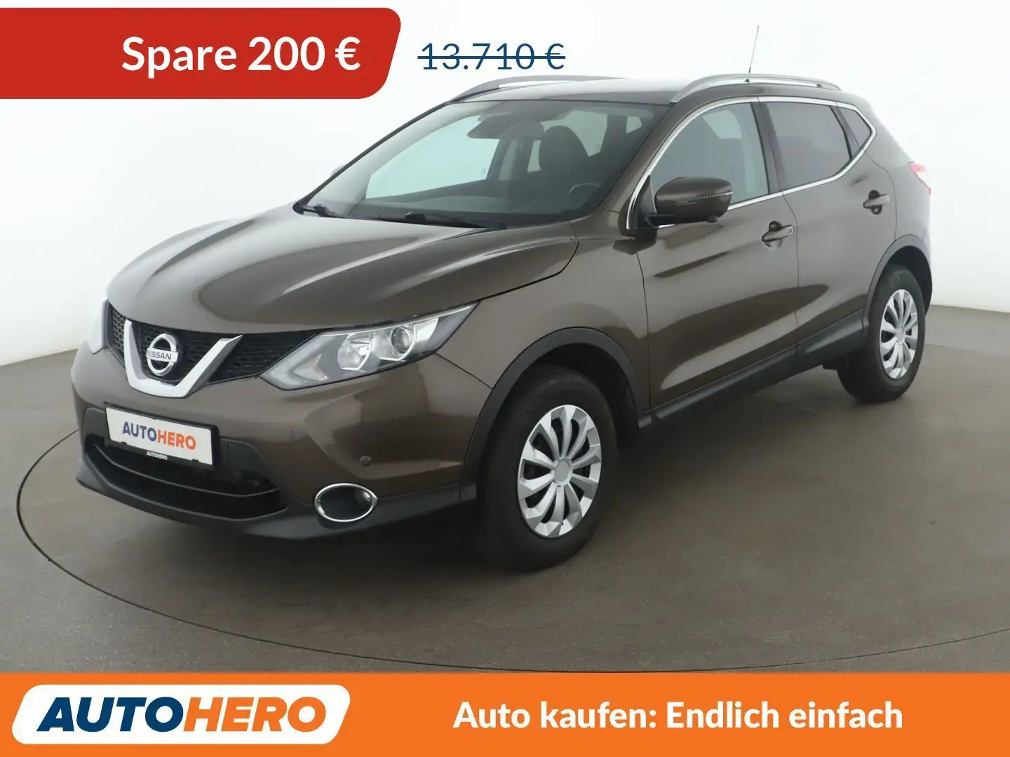 Nissan Qashqai 1.2 360 Aut*NAVI*TEMPO*CAM*PDC*SHZ*KLIMA* Braun - 1