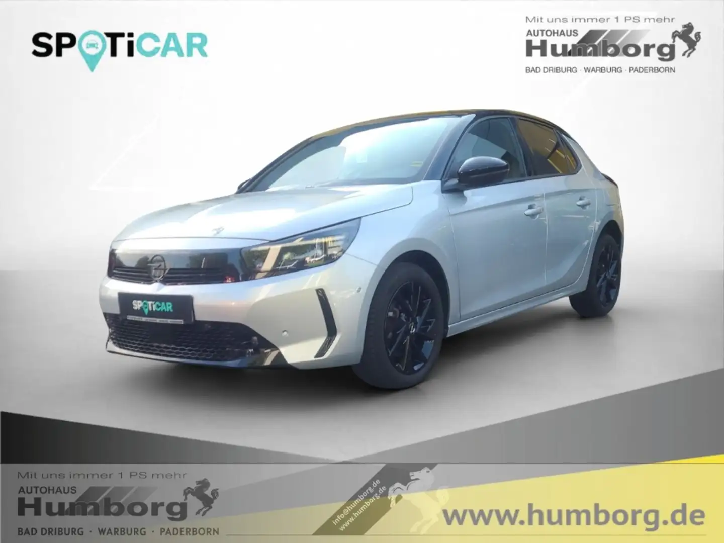 Opel Corsa F GS 1.2 Turbo Navi LED Blendfreies Fernl. Kurvenl Silber - 1