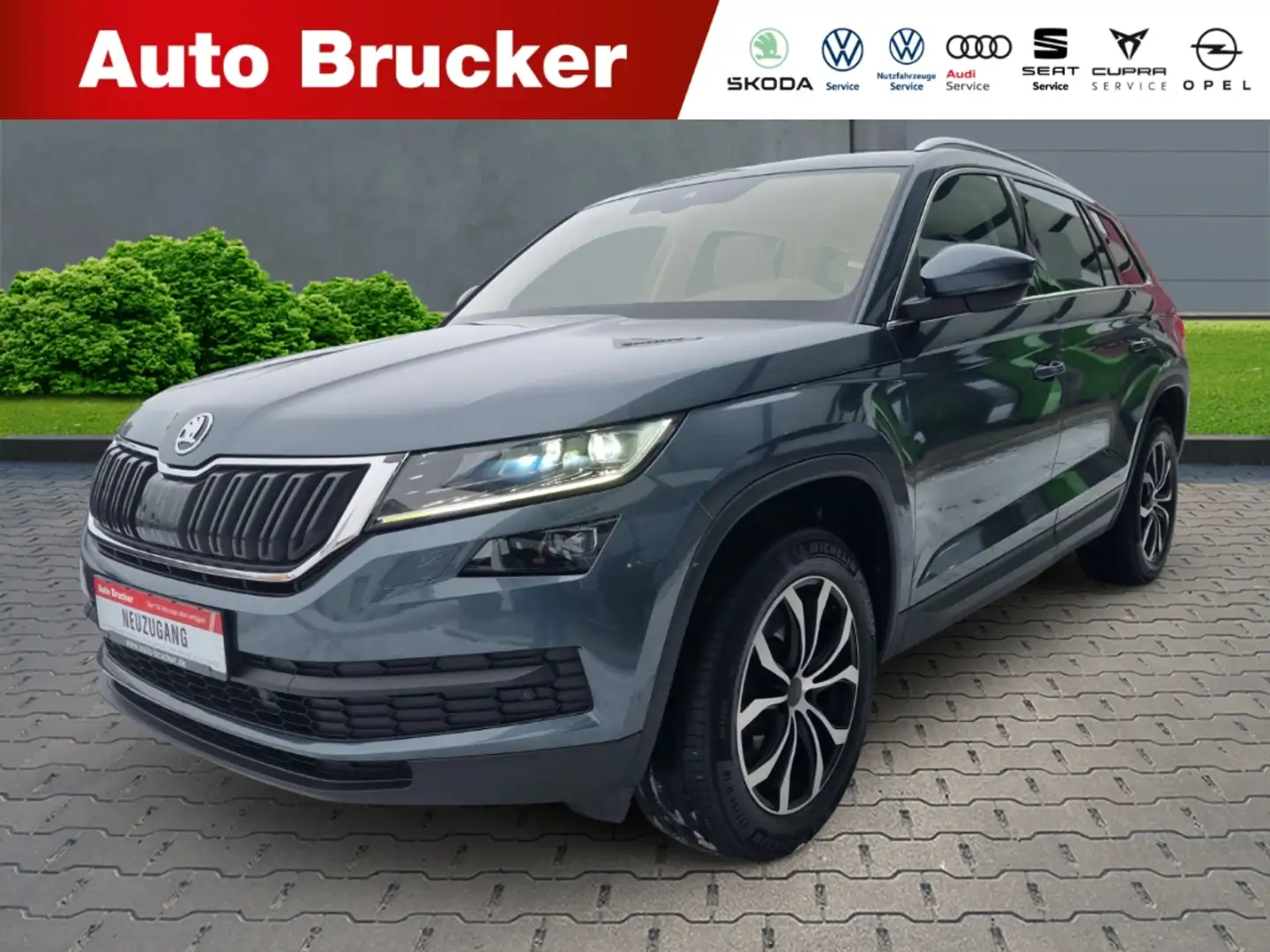 Skoda Kodiaq Style 4x4+Anhängerkupplung+Navi+Alufelgen+Sitzheiz Gris - 1