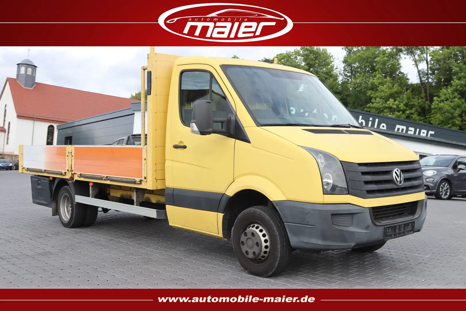 Volkswagen Crafter 2.0 TDI 50 lang Pritsche-Bluetooth-AHK- Gelb - 1