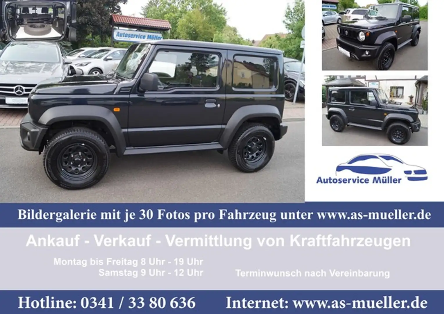 Suzuki Jimny 1,5i -Spurh-VZ-Abstand-WR-AHK-Sitzh.-24291 Noir - 1