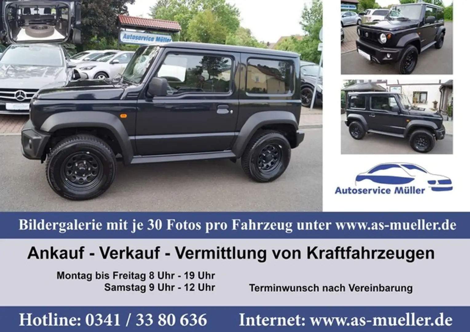 Suzuki Jimny 1,5i -Spurh-VZ-Abstand-WR-AHK-Sitzh.-24291 Negru - 1