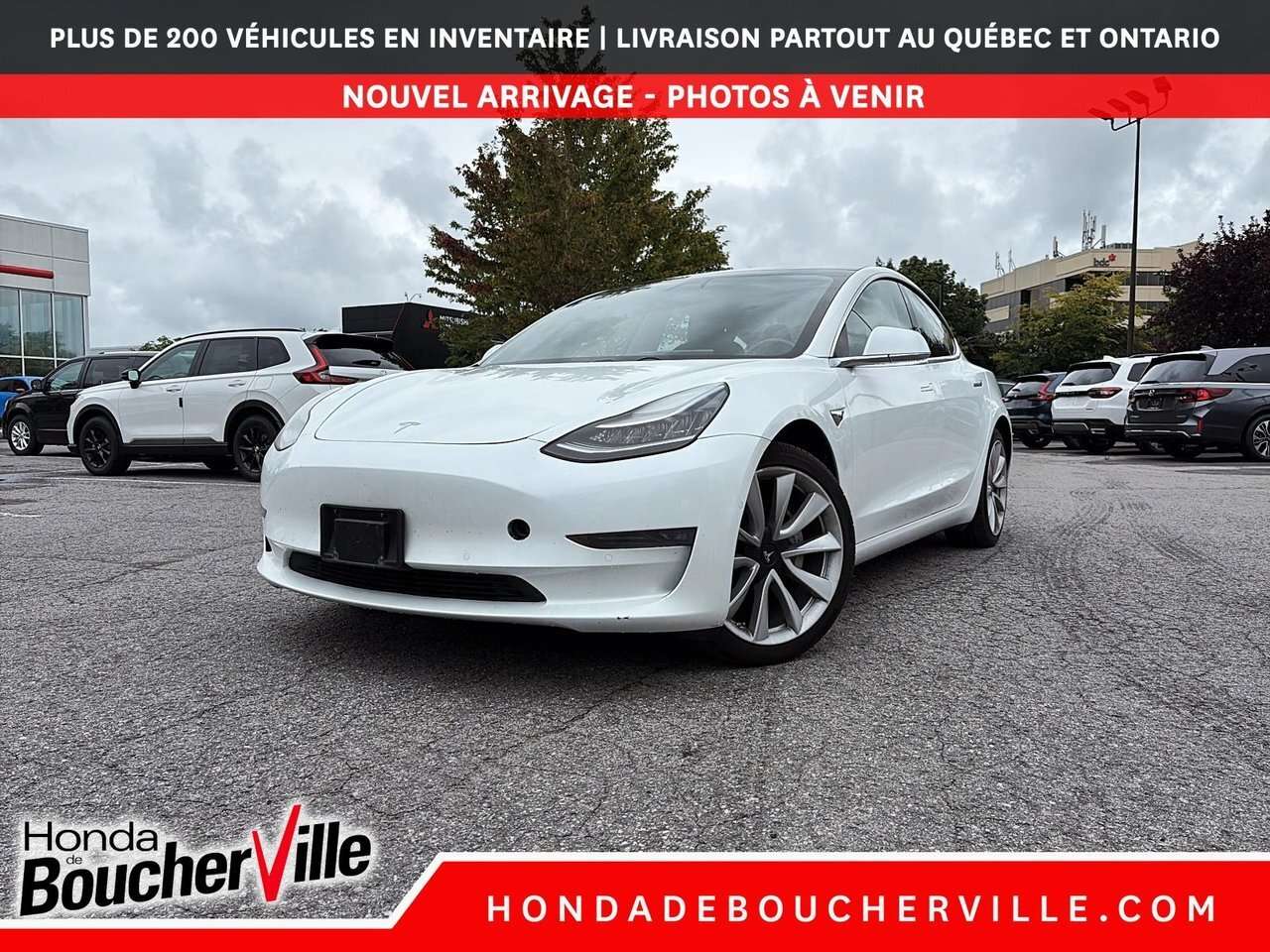2019 Tesla Model 3 STANDARD RANGE LOW MILEAGE RWD, BLACK LEATHER, AUT