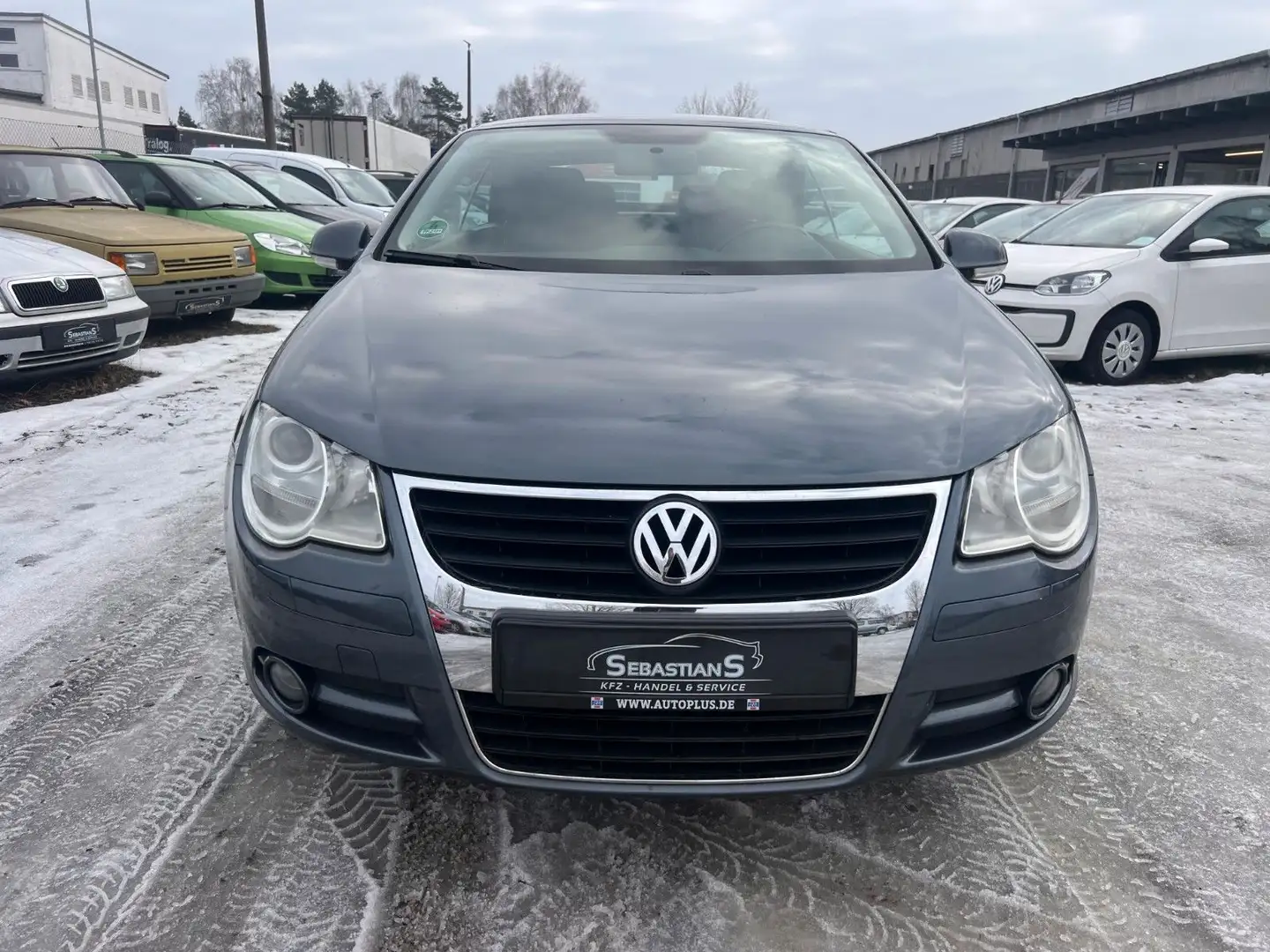 Volkswagen Eos 1.6 Klima SHZ Allwetter Grau - 2