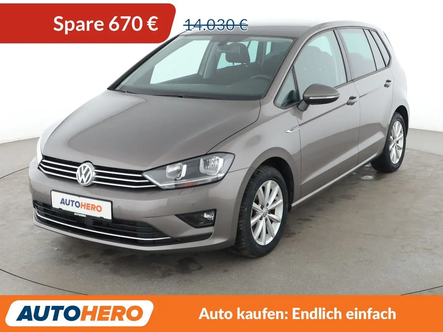 Volkswagen Golf Sportsvan 1.4 TSI Lounge BMT*TEMPO*PDC*SHZ*KLIMA* Gris - 1