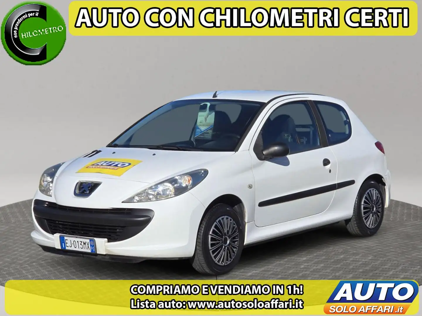 Peugeot 206 Plus 1.1 60CV 3P UNIPROPRIETARIO / OK NEOPATENTATI Bianco - 2