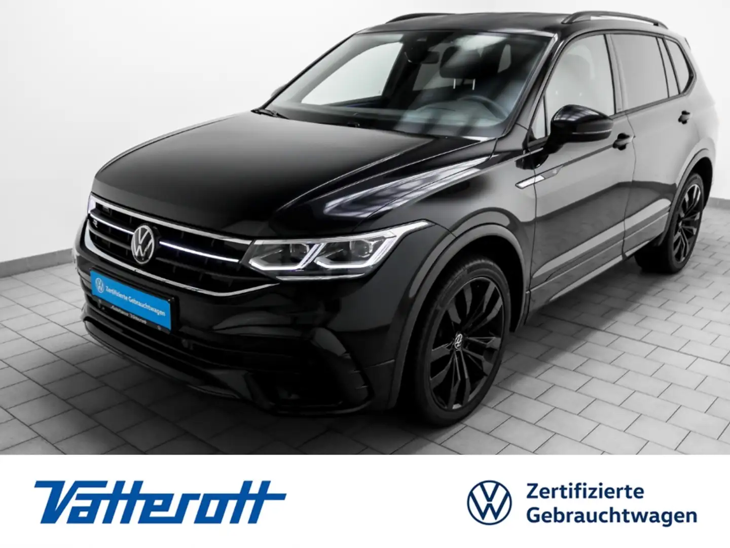 Volkswagen Tiguan Allspace 2.0 TDI DSG 4Motion R line AHK Navi Schwarz - 1