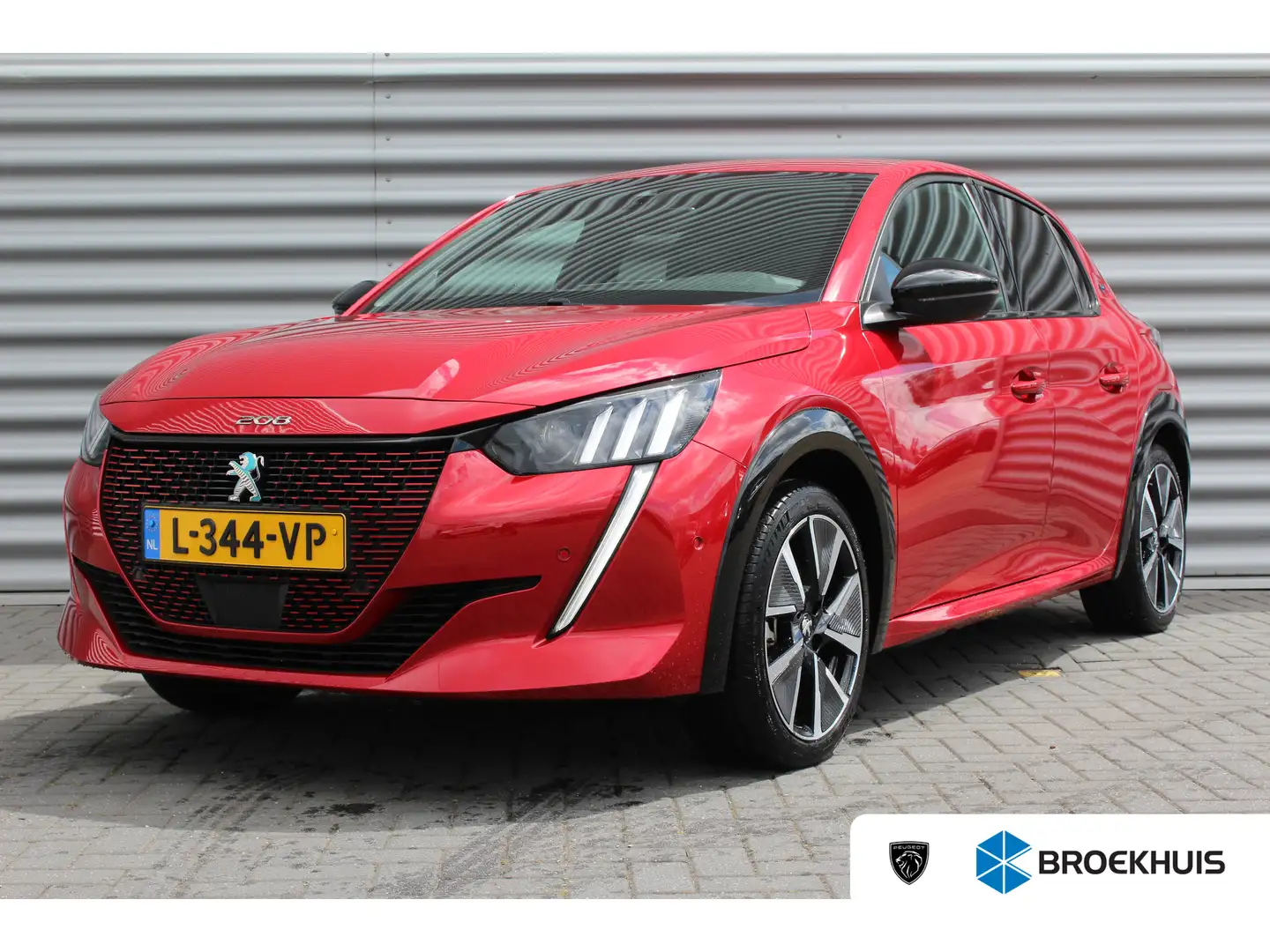 Peugeot e-208 EV 136PK GT PACK AUTOMAAT / NAVI / LEDER / CLIMA / Roşu - 1