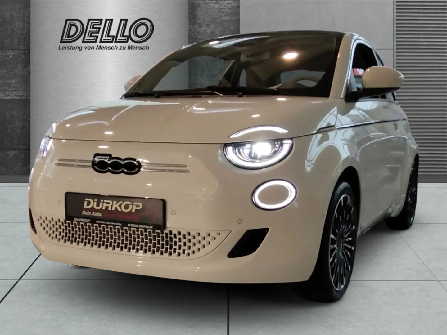 Fiat 500e La Prima 42kwh Kamera, Parksensoren, Navi, Klimaau Weiß - 1