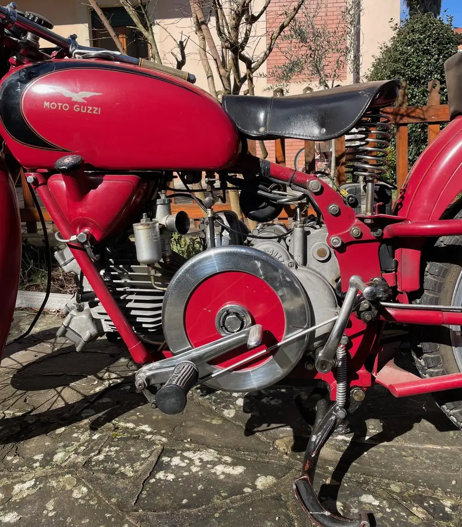 Moto Guzzi Falcone 500 cc Turismo Rood - 2