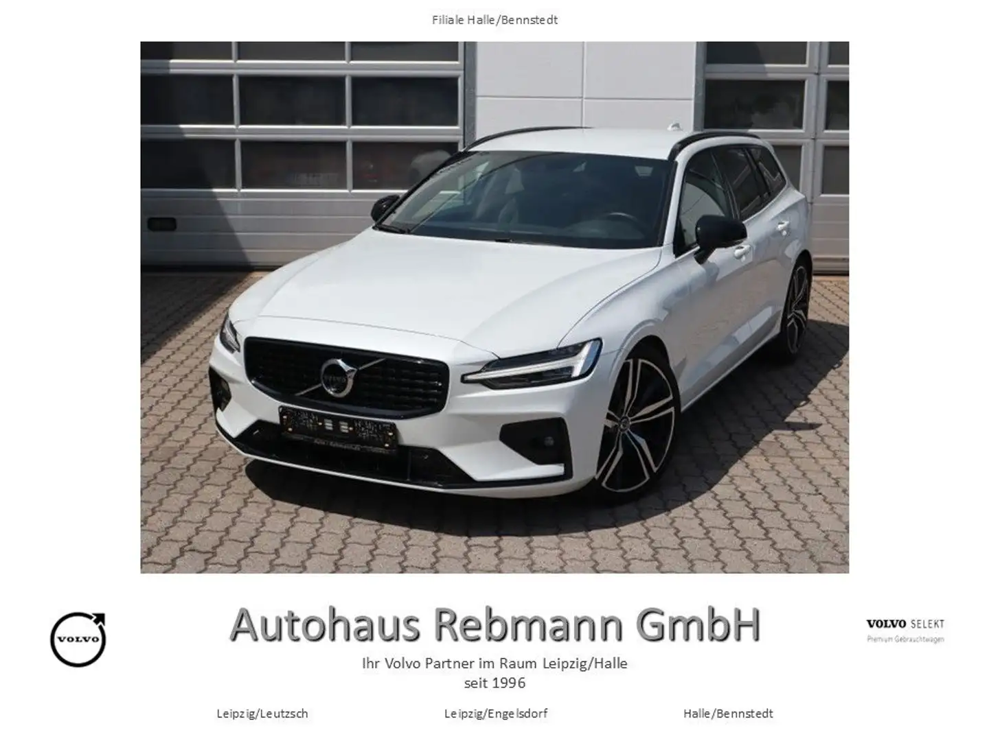 Volvo V60 B4 R Design Weiß - 1