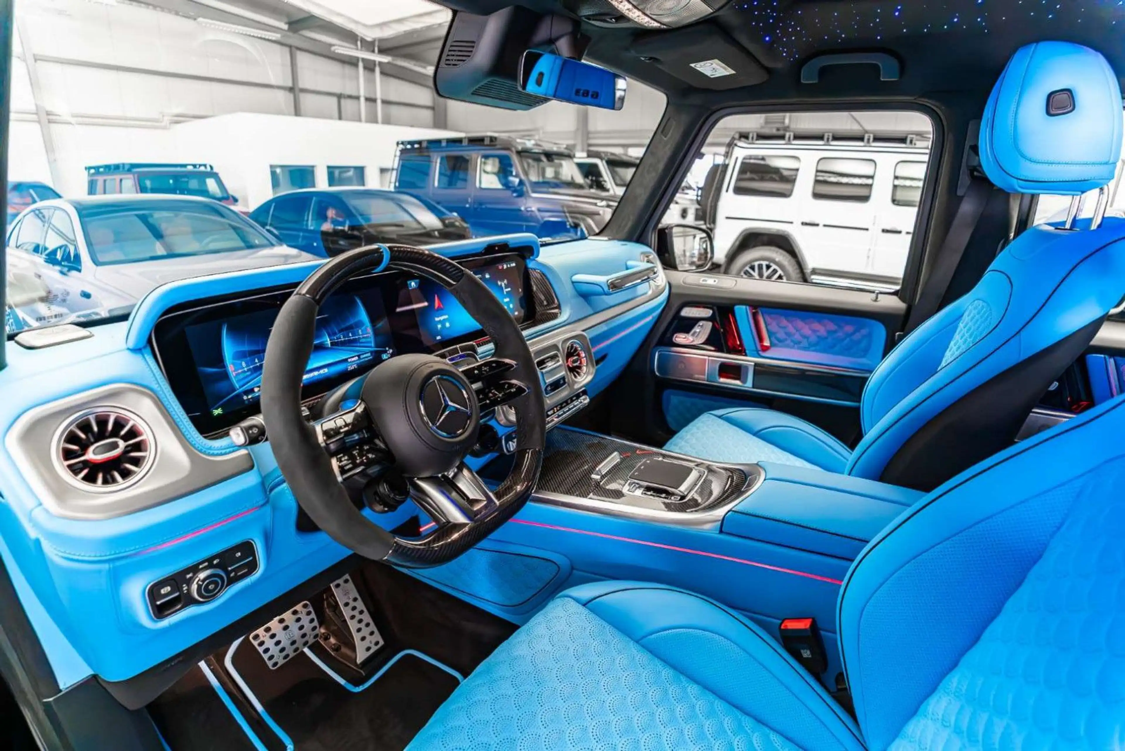 Mercedes-Benz G 63 AMG / BRABUS /Shooting Star/ Sky Blue/ 2027 — photo 12