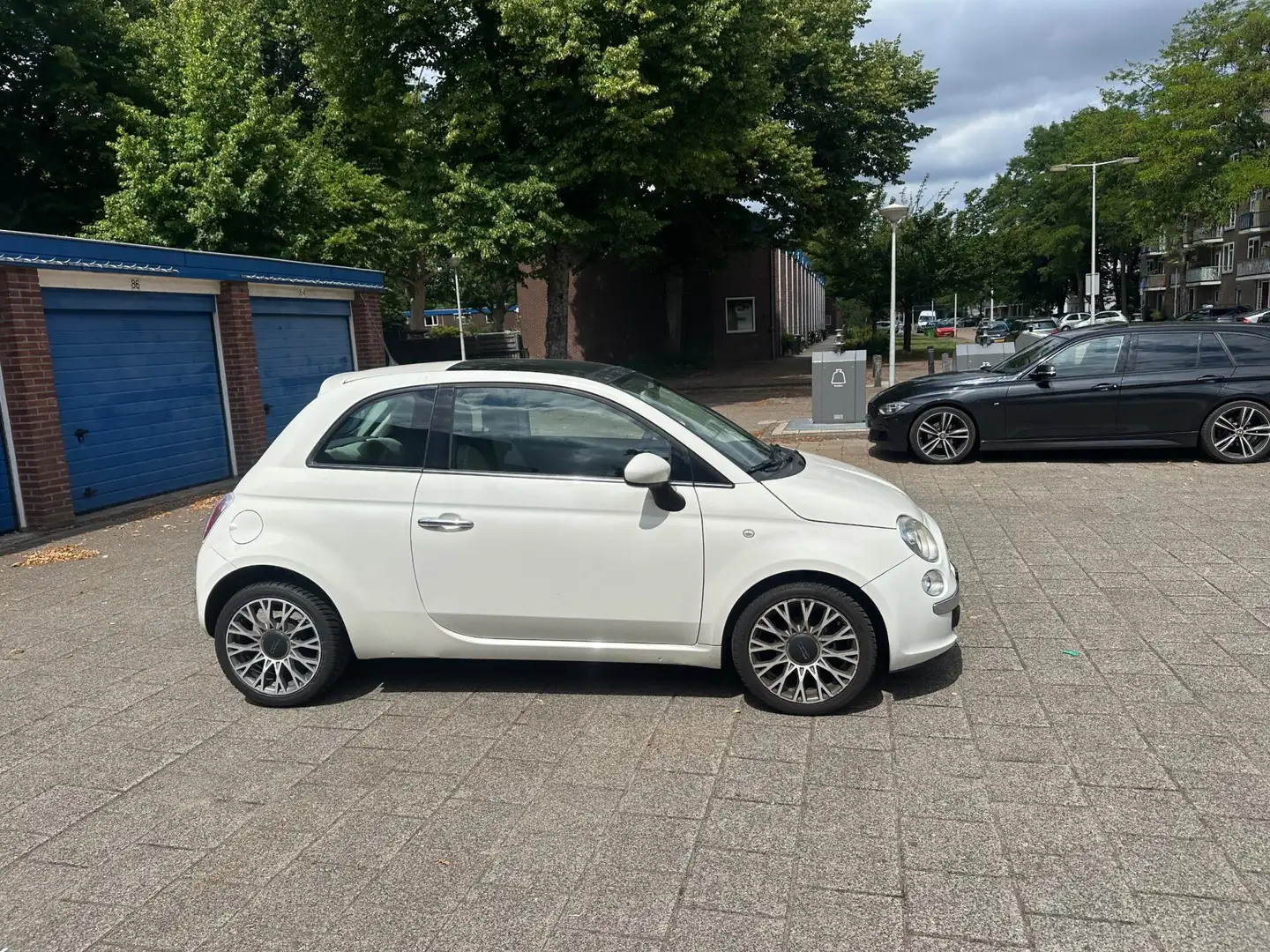 Fiat 500 1.2 Sport Automaat Panorama Airco Wit - 2