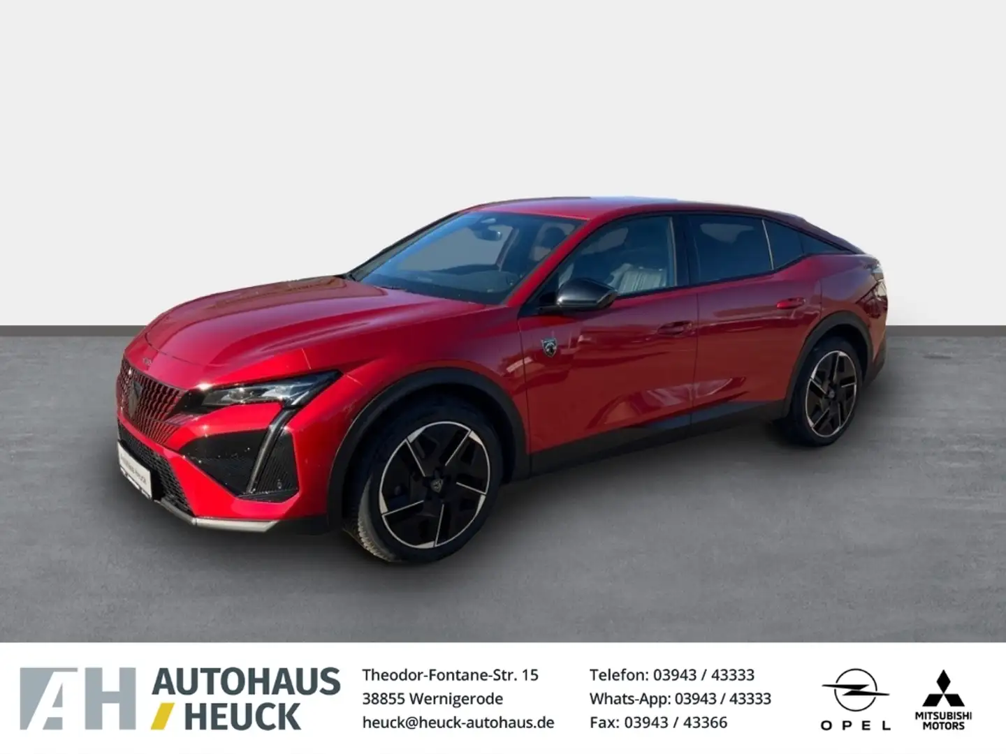 Peugeot 408 GT 1.2 Puretech 130 EU6e Navi Leder Digitales Cock Rojo - 1