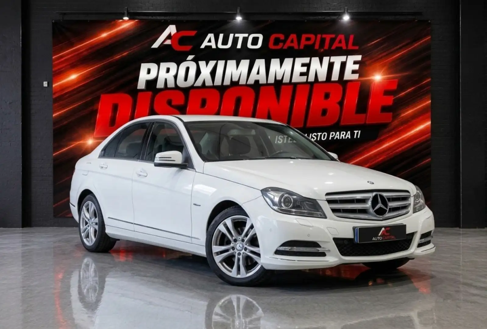 Mercedes-Benz C 220 220CDI BE 7G Blanco - 1