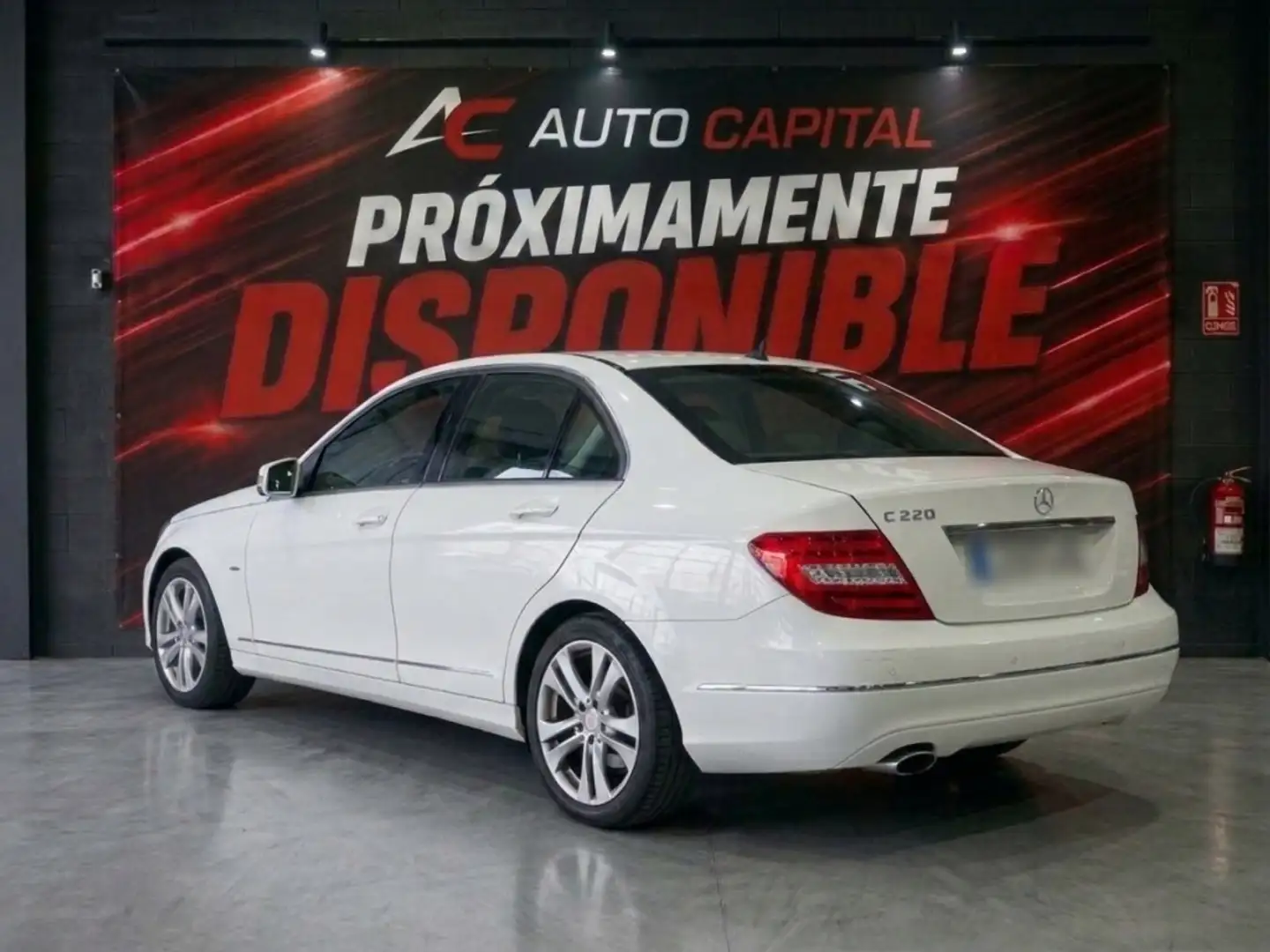 Mercedes-Benz C 220 220CDI BE 7G Blanco - 2