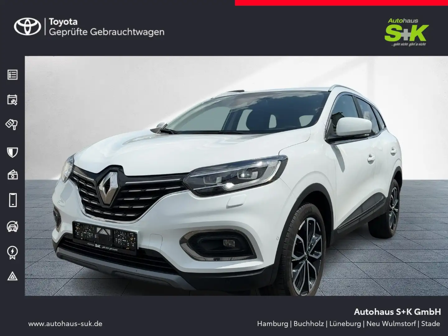 Renault Kadjar Intens TCe 160 EDC*KAMERA+NAVI+PDC VO.+HI.*** Blanco - 1