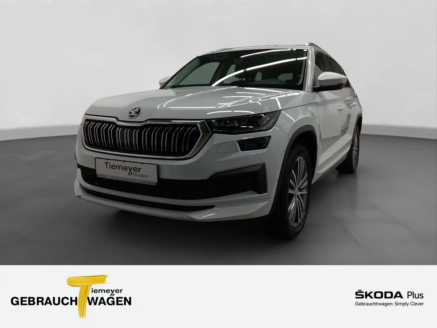 Skoda Kodiaq 2.0 TDI L&K LEDER PANO ST.HEIZ AHK Blanc - 1