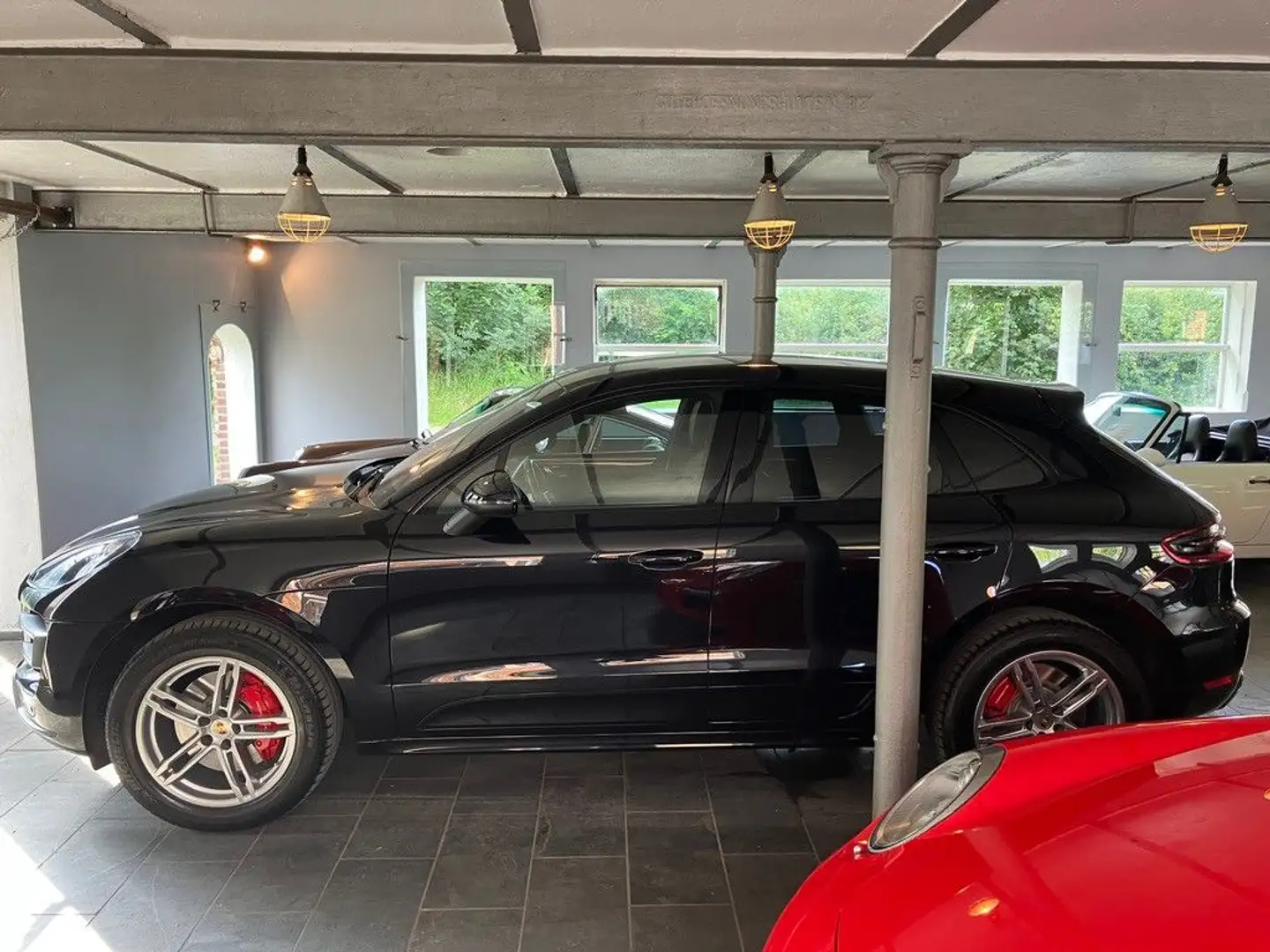 Porsche Macan Turbo  *1.HAND*28TKM*NEUWERTIG*BRD* Negro - 2