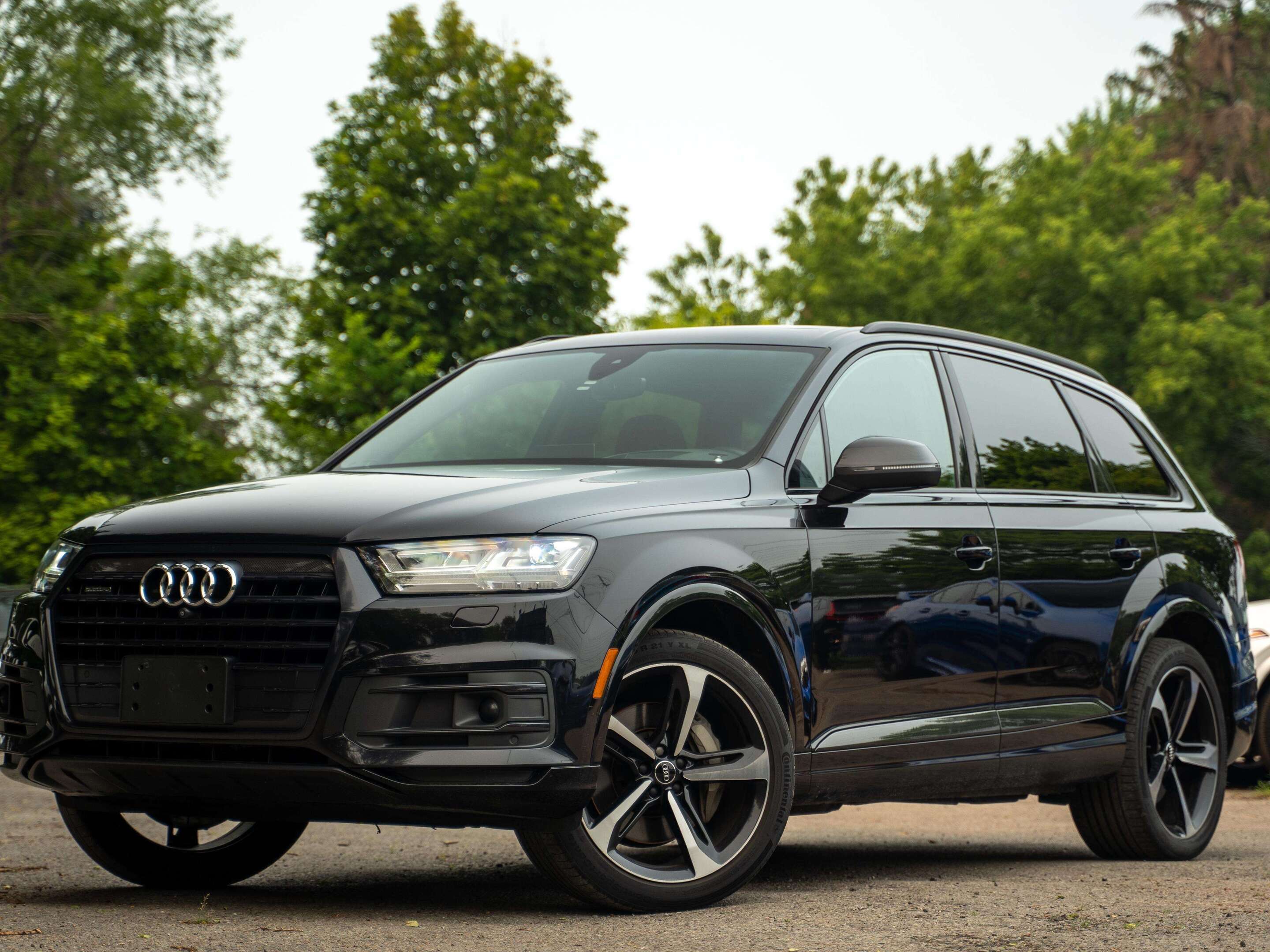 Black 2018 Audi Q7 SUV / Crossover All-Wheel Drive Automatic