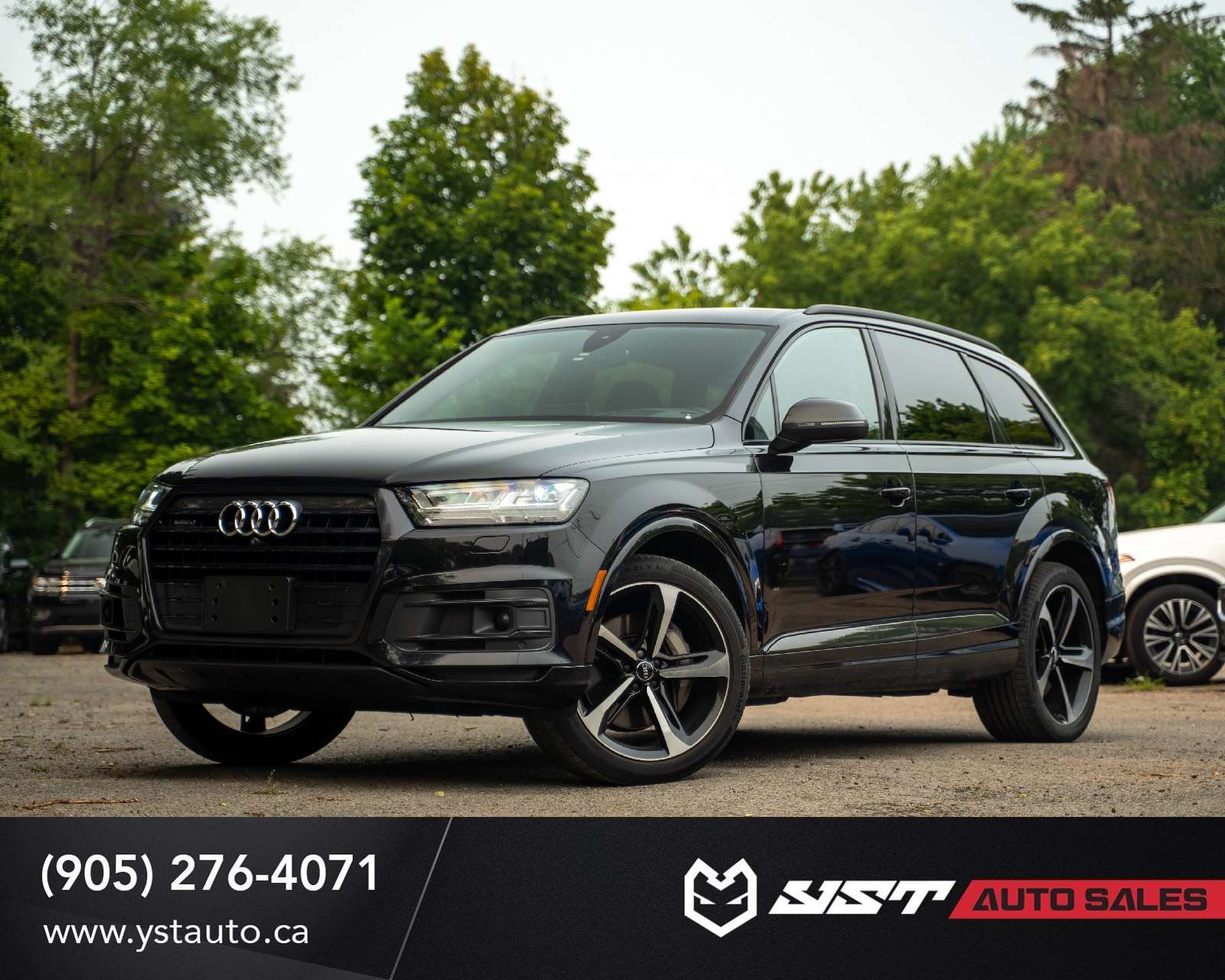 Black 2018 Audi Q7 SUV / Crossover All-Wheel Drive Automatic