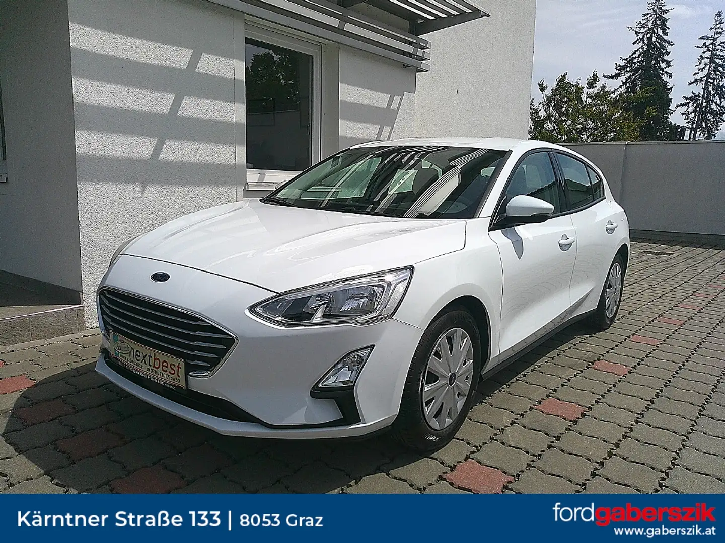 Ford Focus 1,0 EcoBoost Trend Weiß - 1