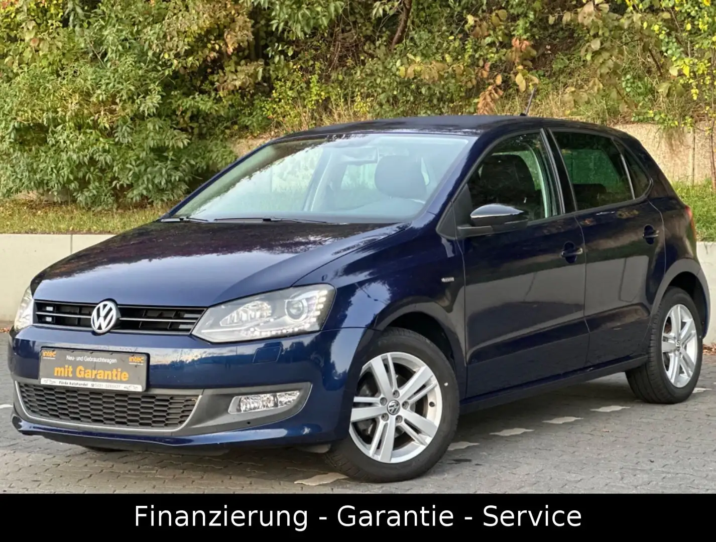 Volkswagen Polo 1.4 Match/1 HAND/XENON/NAVI/SHZ/ALU/TEMP Bleu - 1