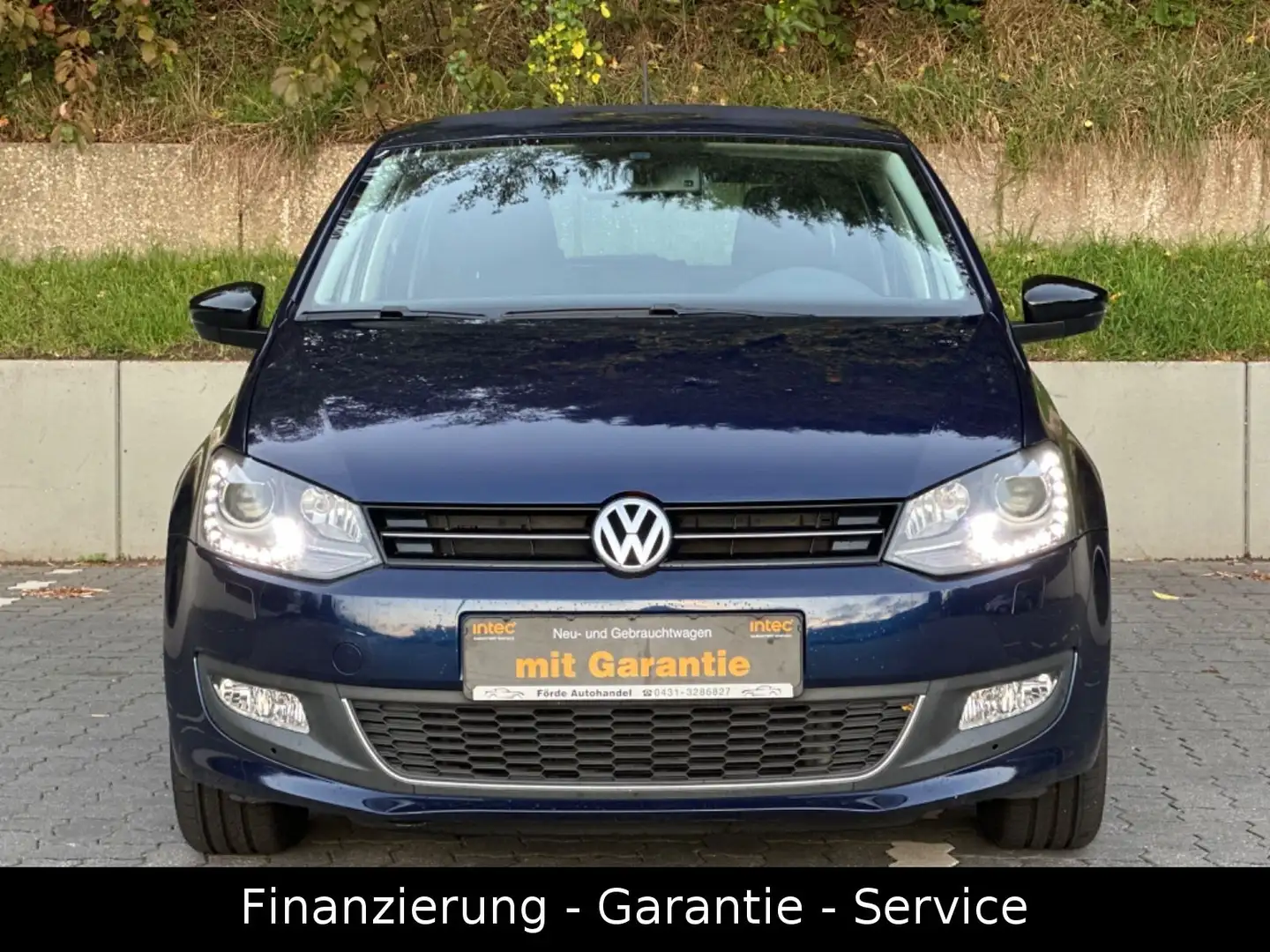 Volkswagen Polo 1.4 Match/1 HAND/XENON/NAVI/SHZ/ALU/TEMP Bleu - 2