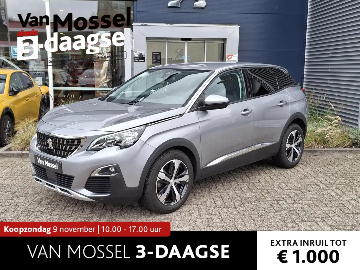 Peugeot 3008 1.2 PureTech Blue Lease Premium Grijs - 1