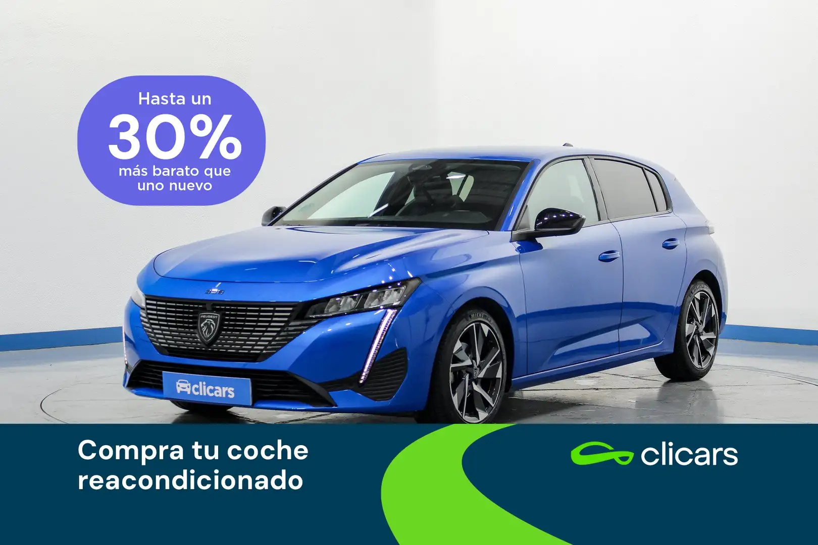 Peugeot 308 1.2 PureTech S&S Allure Pack EAT8 130 Azul - 1