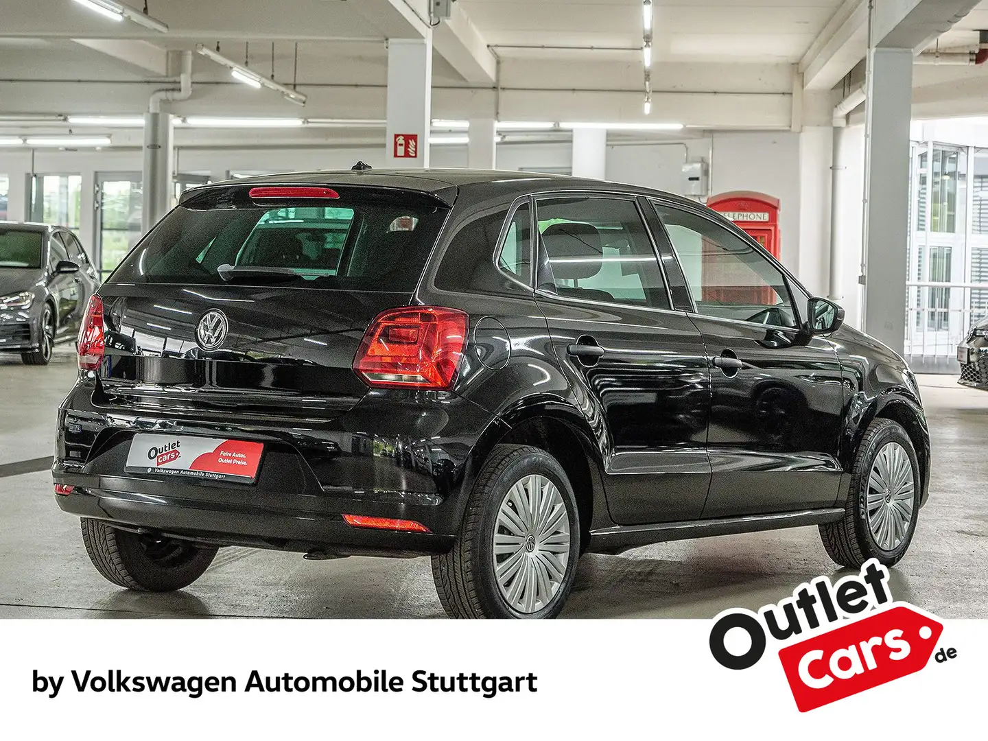 Volkswagen Polo Trendline 1.0 Klima Sitzheizung Schwarz - 2