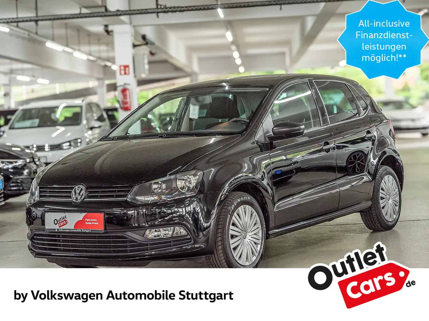 Volkswagen Polo Trendline 1.0 Klima Sitzheizung Black - 1