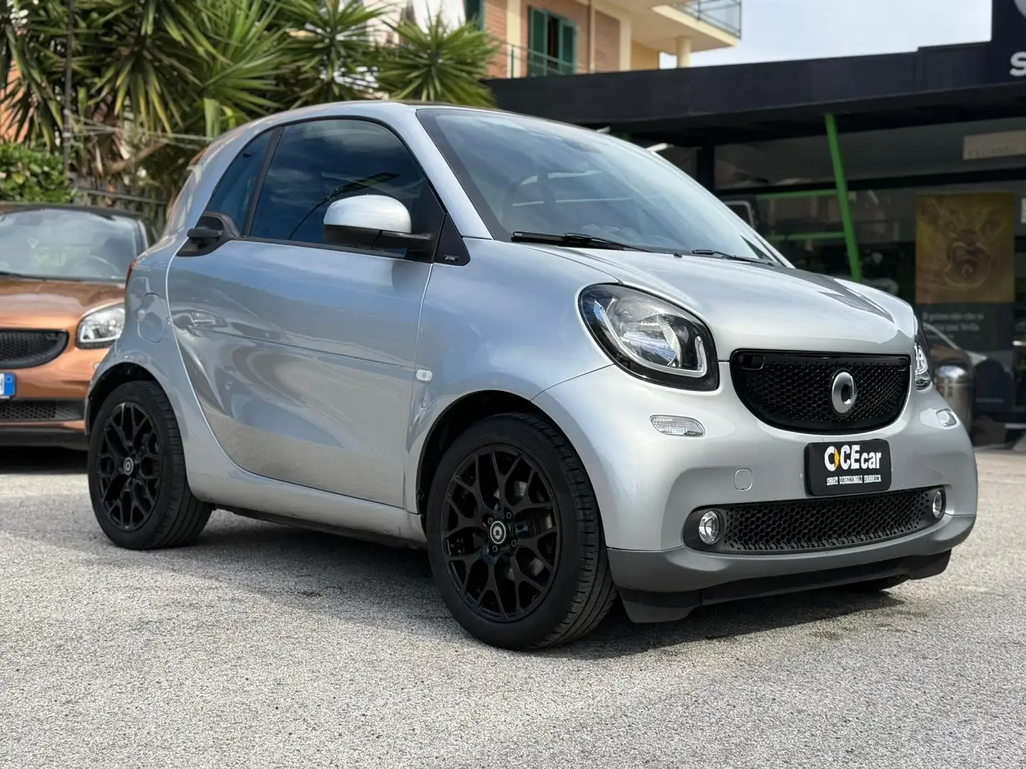 smart forTwo Fortwo 0.9 t Prime 90cv twinamic Argent - 1