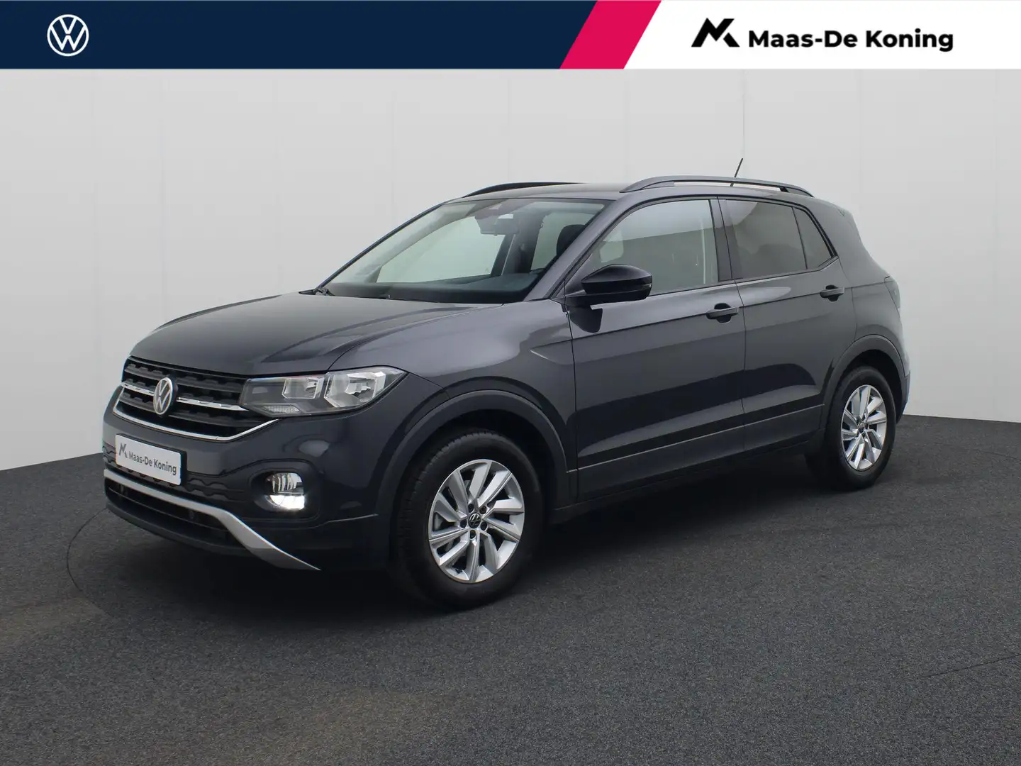 Volkswagen T-Cross 1.0TSI/95PK Life · Navigatie · App connect · Parke Grijs - 1