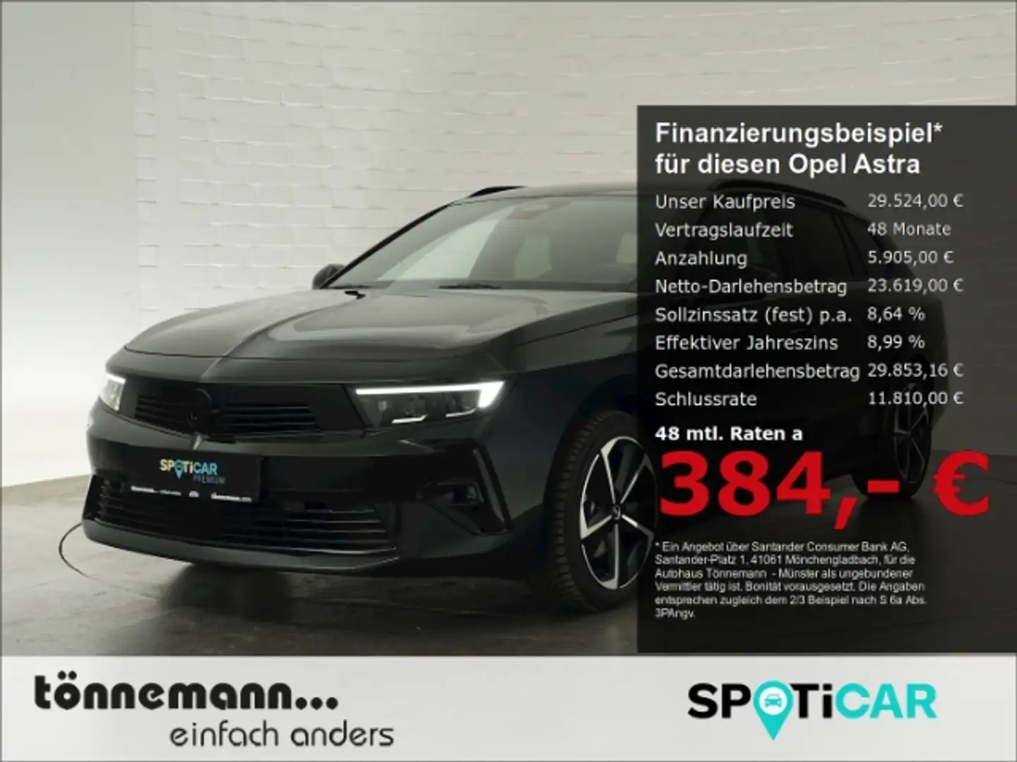 Opel Astra L ST GS AT+MATRIX-LED+KEYLESS+360°KAMERA+ACC Schwarz - 1