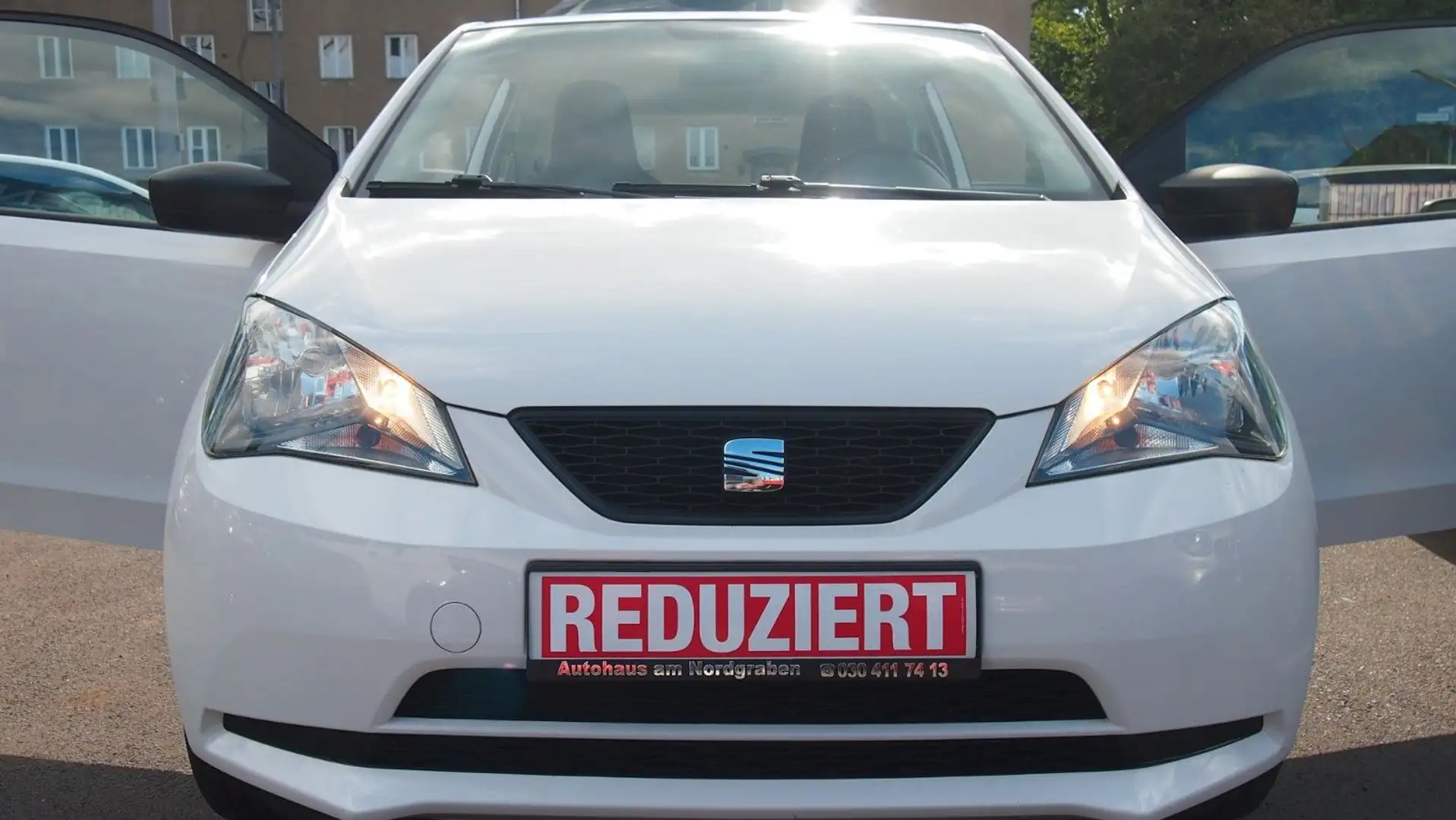SEAT Mii Reference ERST 80.000 Km !!! Blanc - 1