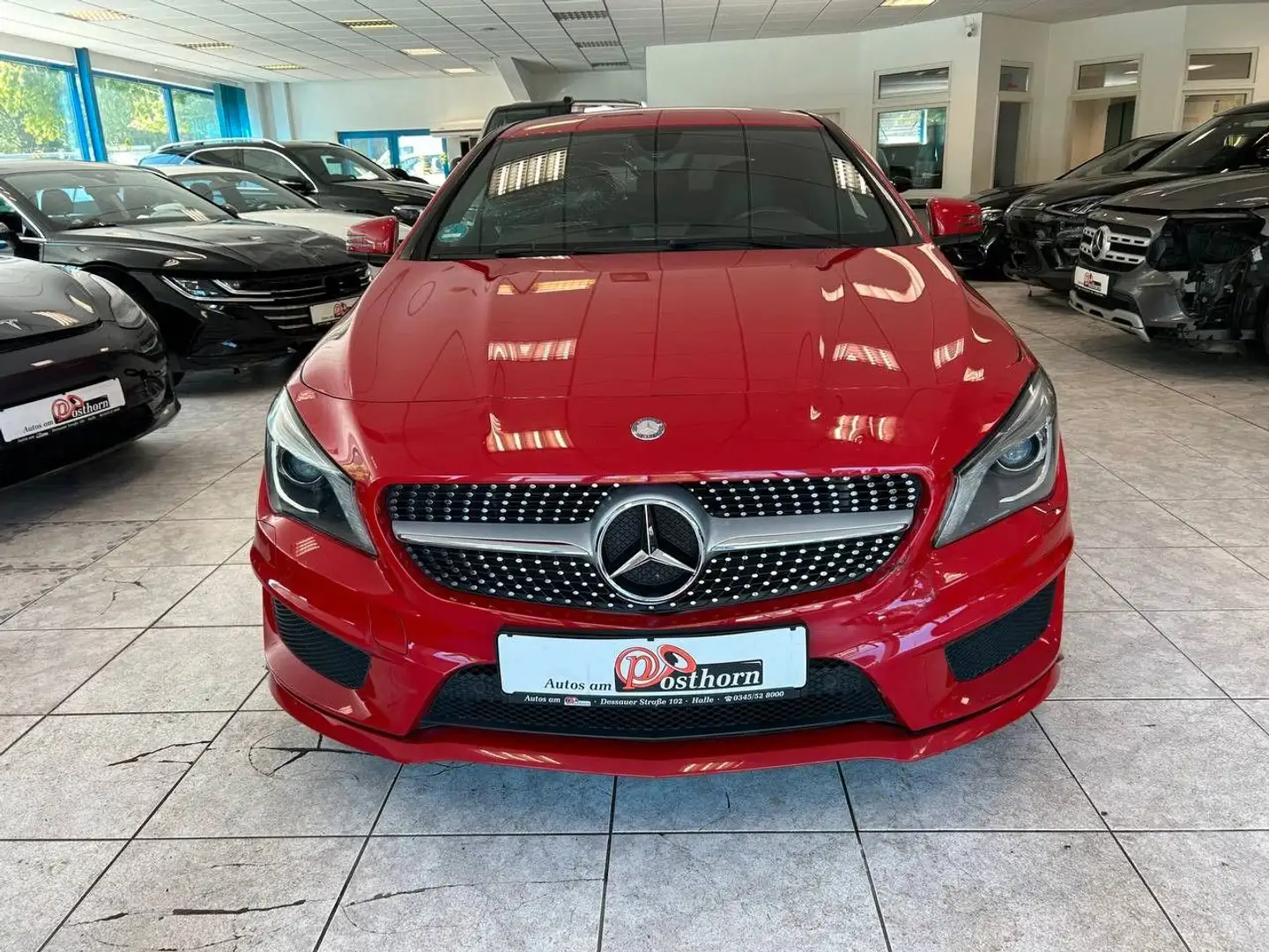 Mercedes-Benz CLA 200 AMG-Line Klima Sitzh Navi PDC Kamera Rouge - 2