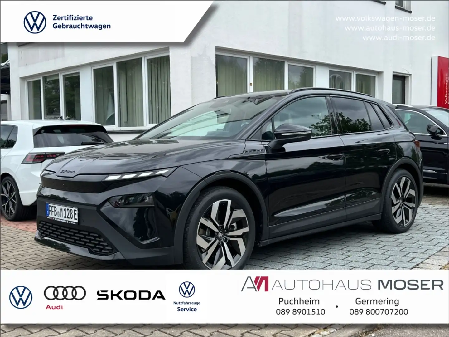 Skoda Elroq 85 Sportline AHK*Plus*MTRX*ACC*Kamera*KEY!! Schwarz - 1
