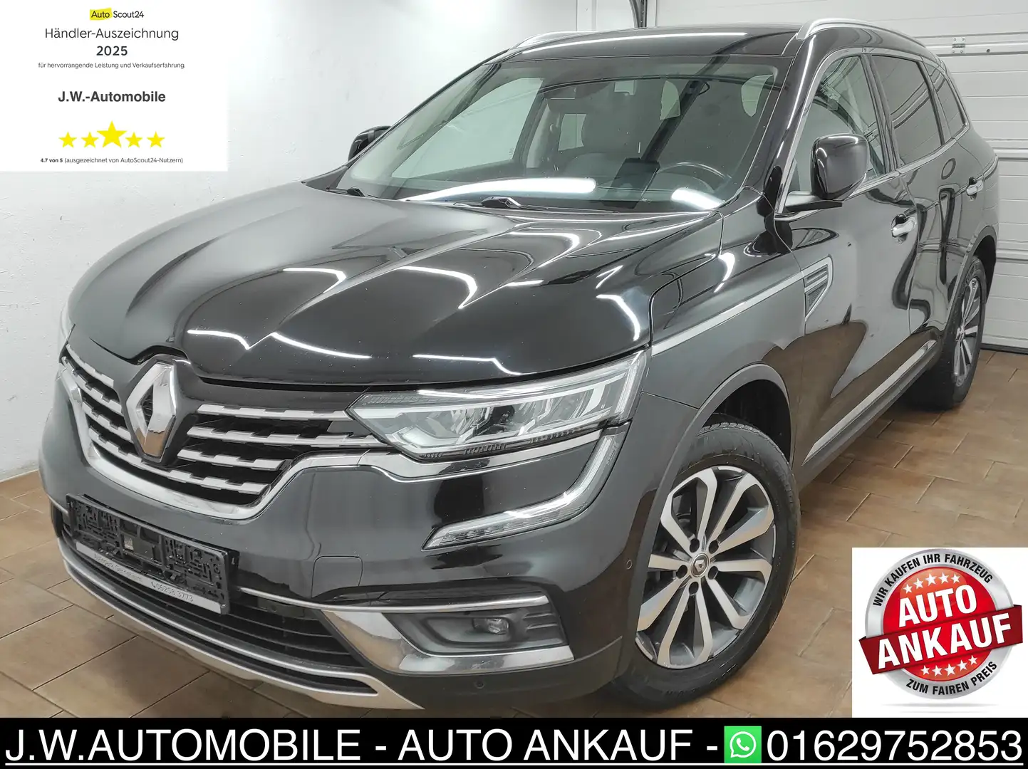 Renault Koleos 2.0 DCI EURO-6 AHK KLIMAA ACC LED NAVI TEMP BC USB Schwarz - 1