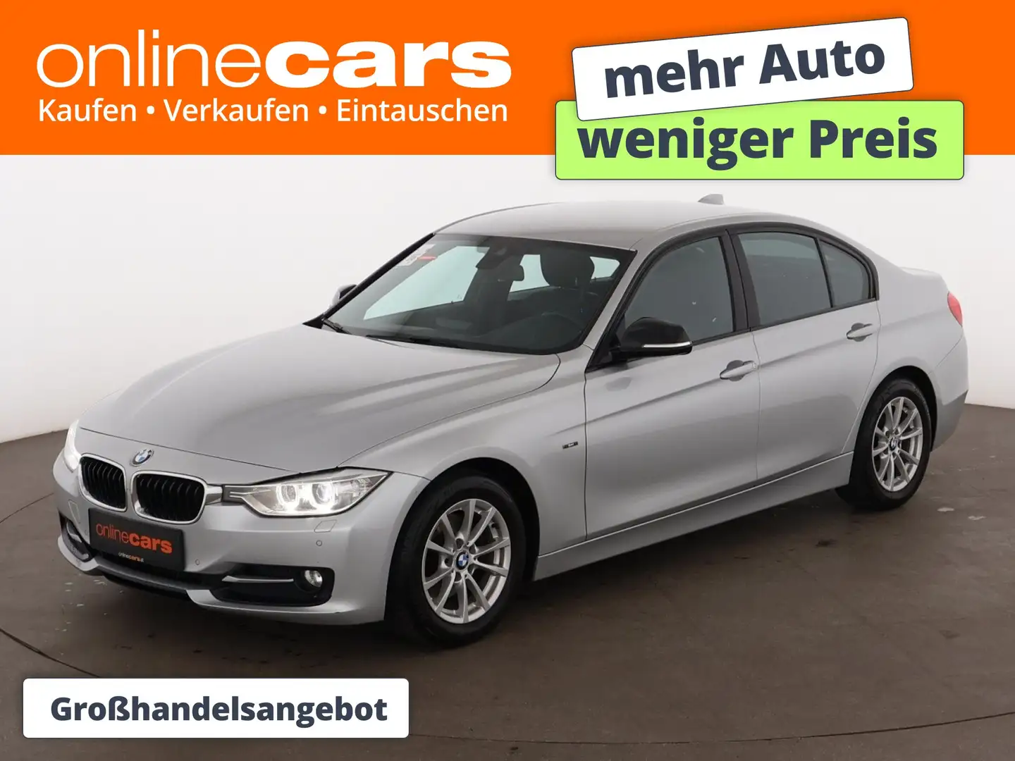 BMW 320 d Sport Aut XENON HEAD-UP H&K LEDER NAVI TEMP Silber - 1