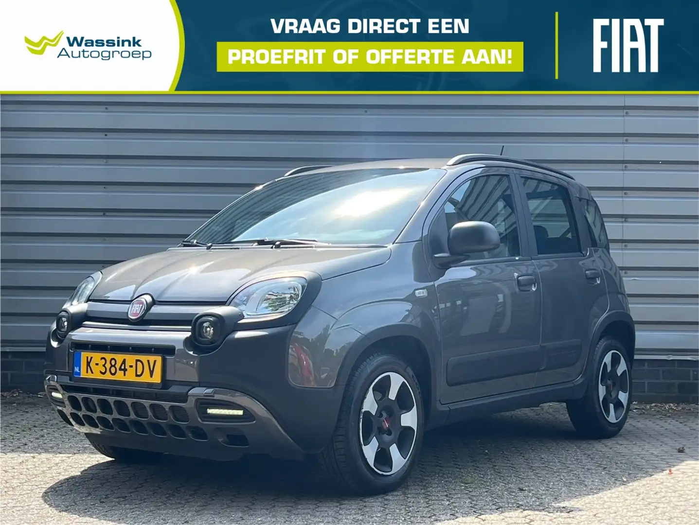 Fiat Panda 1.0 70pk Hybrid City Cross | Sensoren Achter | Cit Grijs - 1