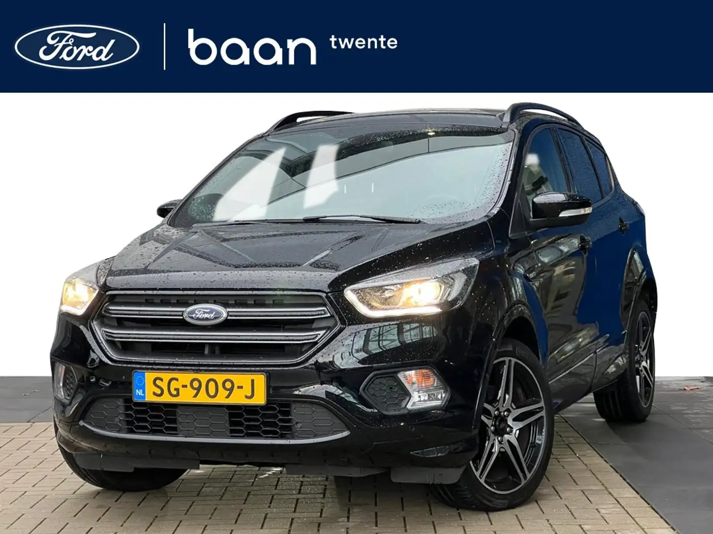 Ford Kuga 1.5 EcoBoost ST Line | Navigatie | Half leder/ alc Schwarz - 1