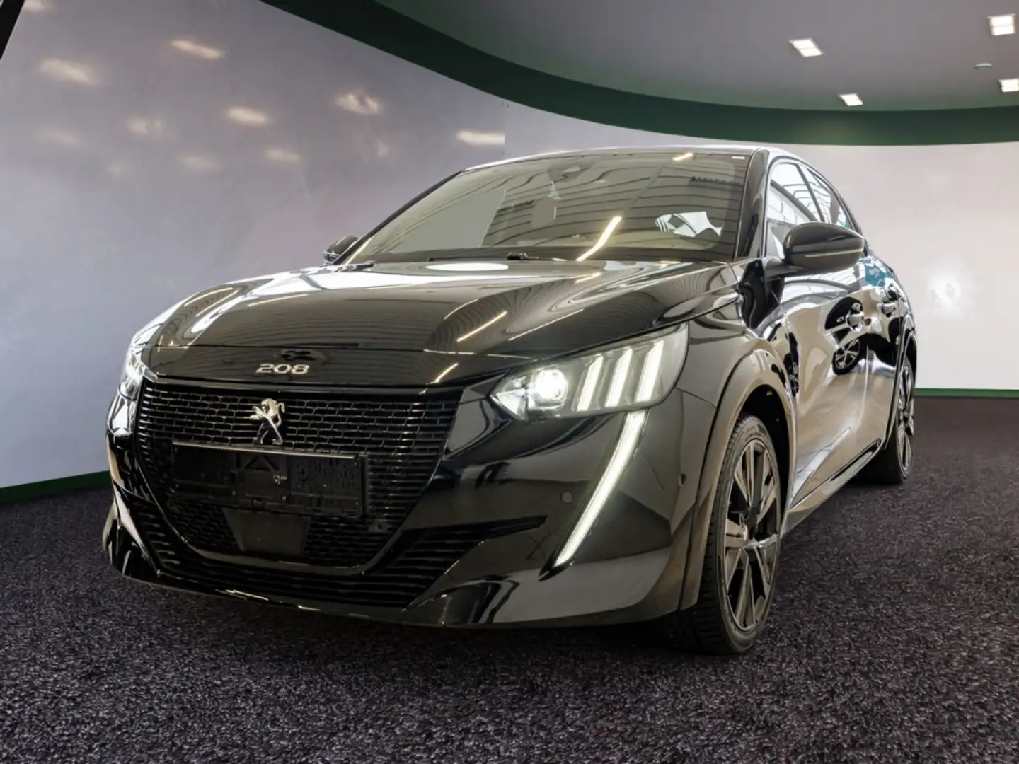 Peugeot e-208 GT+ Elektromotor 136 ACC PANO LED NAVI Noir - 2